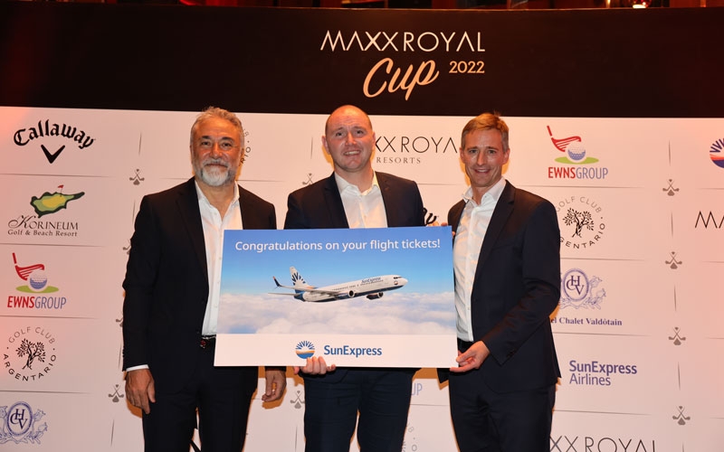 Maxx Royal Golf Turnuvası’nda ödüller sahiplerini buldu