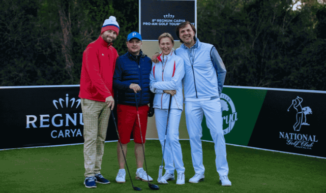 Avrupa’nın en büyük Pro- Am Golf Turnuvası Regnum Carya’da düzenlendi