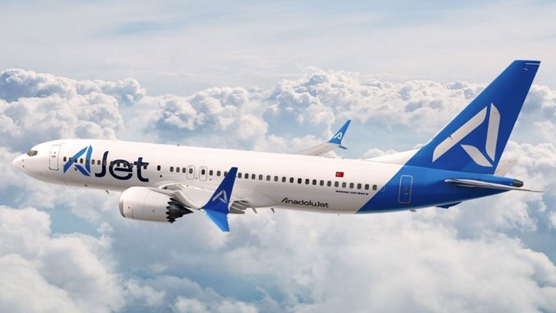 Türk Hava Yollarının (THY) yeni markası AJet'in ilk tanıtım uçuşu yaptı