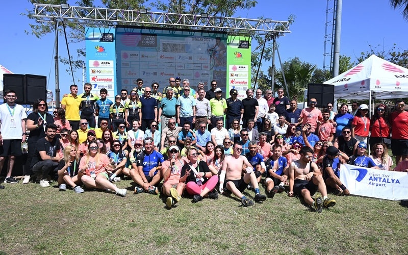  Akra Gran Fondo Powered by AG Tohum Bisiklet Yarışı yapıldı 