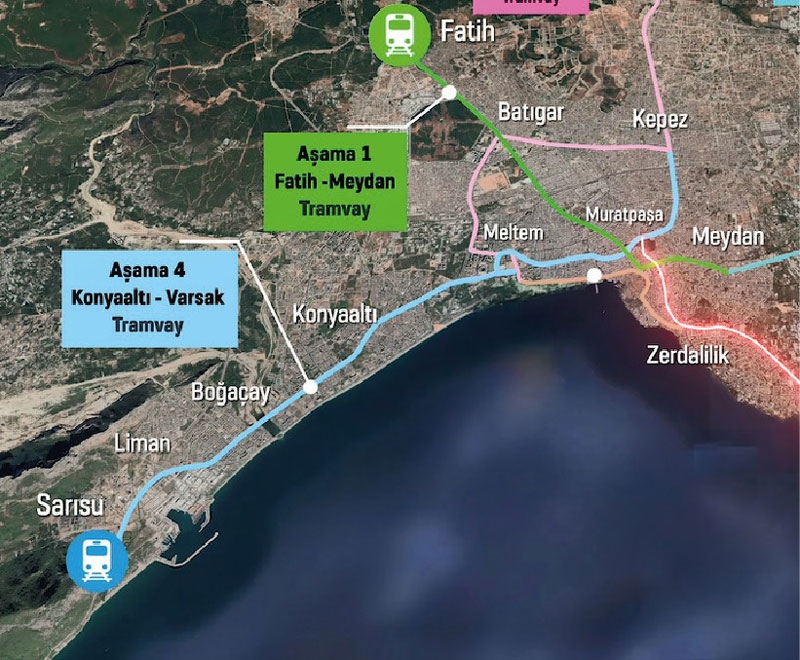 Antalya'da 4. Aşama Raylı Sistem ihalesi yapıldı 