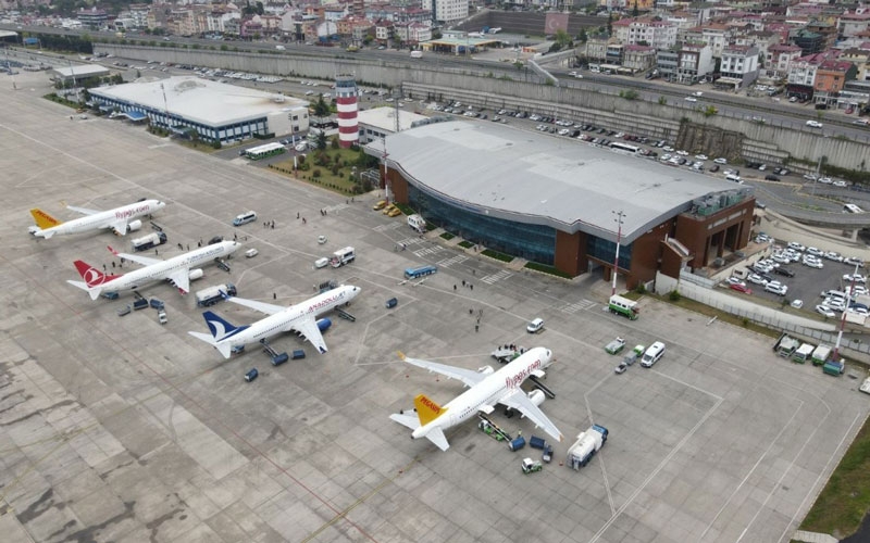 Trabzon Havalimanı'nı 2024 yılının ilk 6 ayında 1,5 milyondan fazla yolcu kullandı 