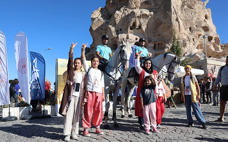 Kapadokya'da okçuluk festivali düzenlendi