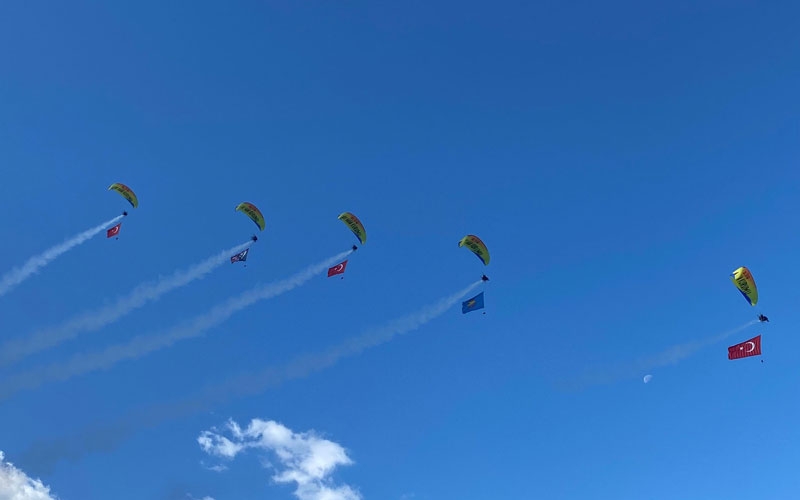 Fethiye 24. Hava Oyunları Festivali'nde uçuşlar başladı