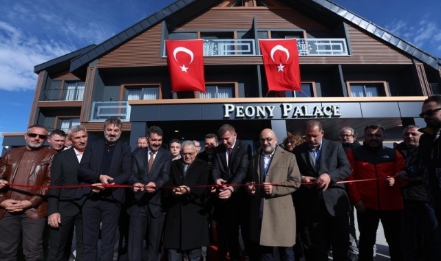 Erciyes Kayak Merkezi’nde Peony Palace otel kapılarını açtı