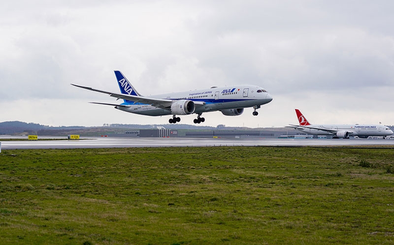 İstanbul Havalimanı’nın 111. misafiri japon havayolu All Nippon Airways oldu