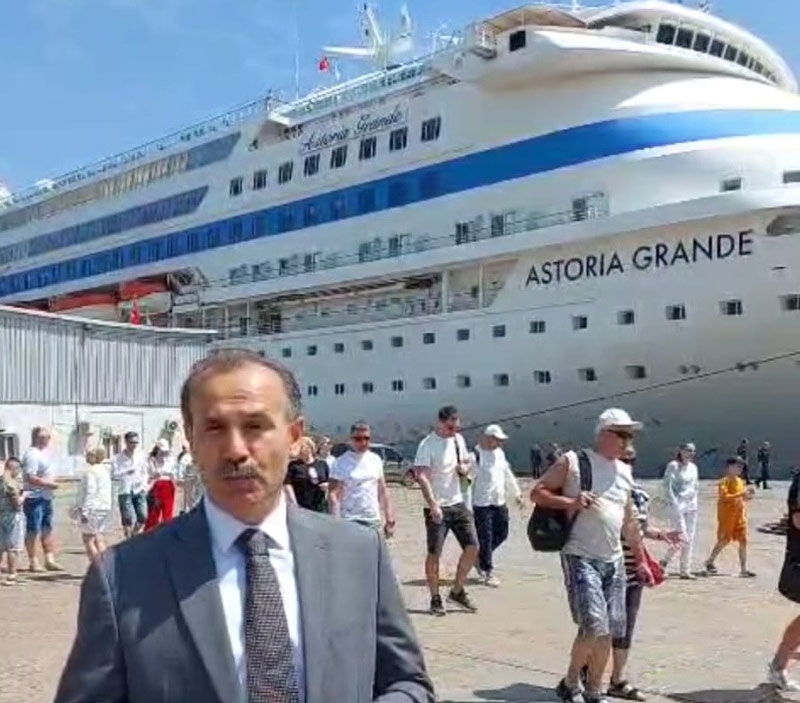 Sezonun ilk kruvaziyeri Samsun’da