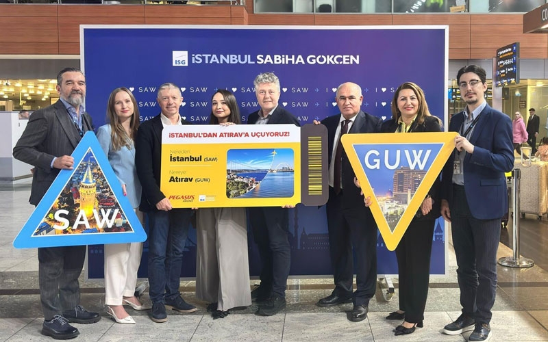 Sabiha Gökçen'den Atırav'a direkt uçuşlar başladı