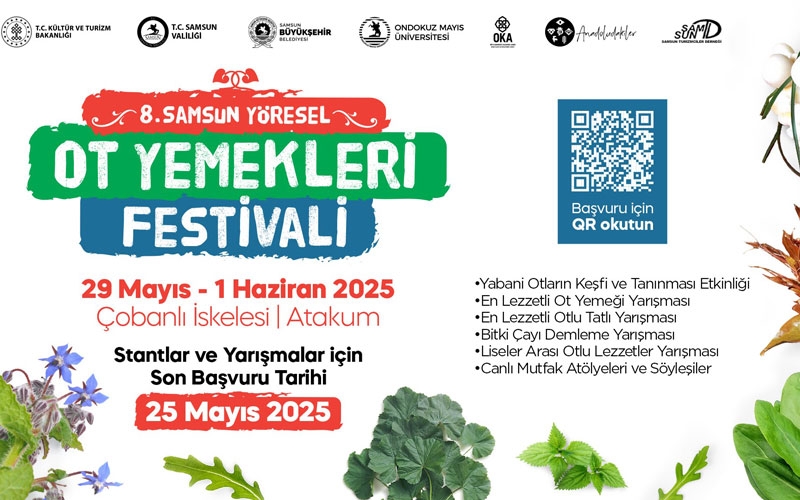 Yöresel Ot Yemekleri Festivali'nde bin 800'ün üzerinde yenilebilir ot ve lezzet tanıtılacak