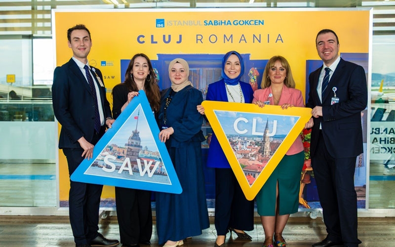 Sabiha Gökçen'den Orta Avrupa'nın giriş kapısı Cluj'a direkt uçuşlar başladı