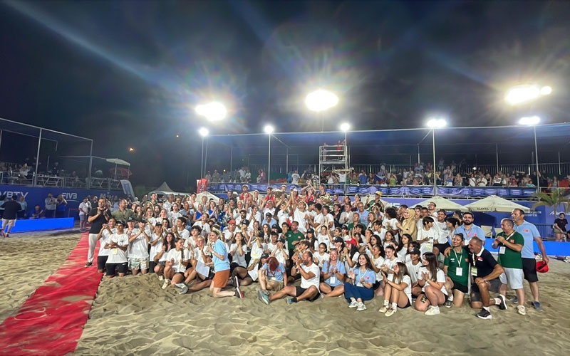 Dünya Plaj Voleybolu Pro Tur'un Alanya etabı tamamlandı