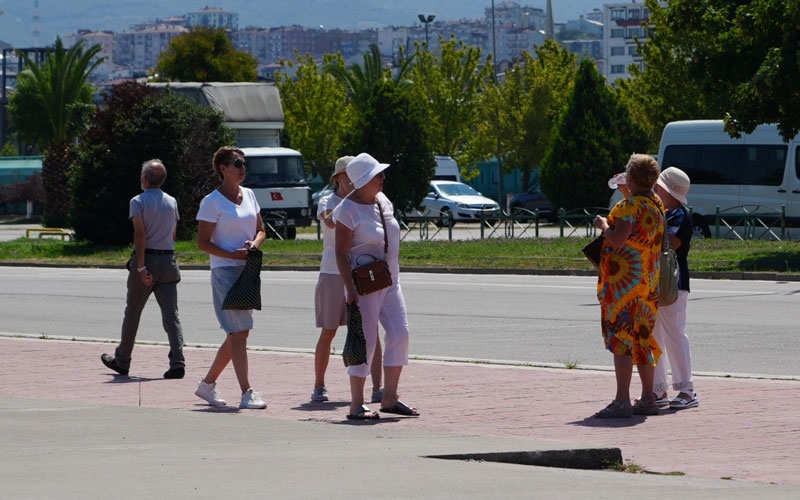 Kruvaziyer ile 977 Rus turist Samsun’a geldi