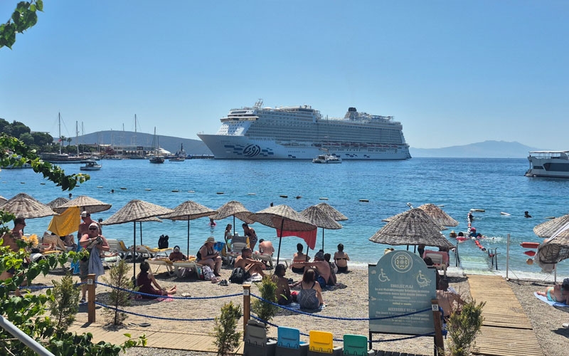 Bodrum'a, 2 bin 683 turist getirdi