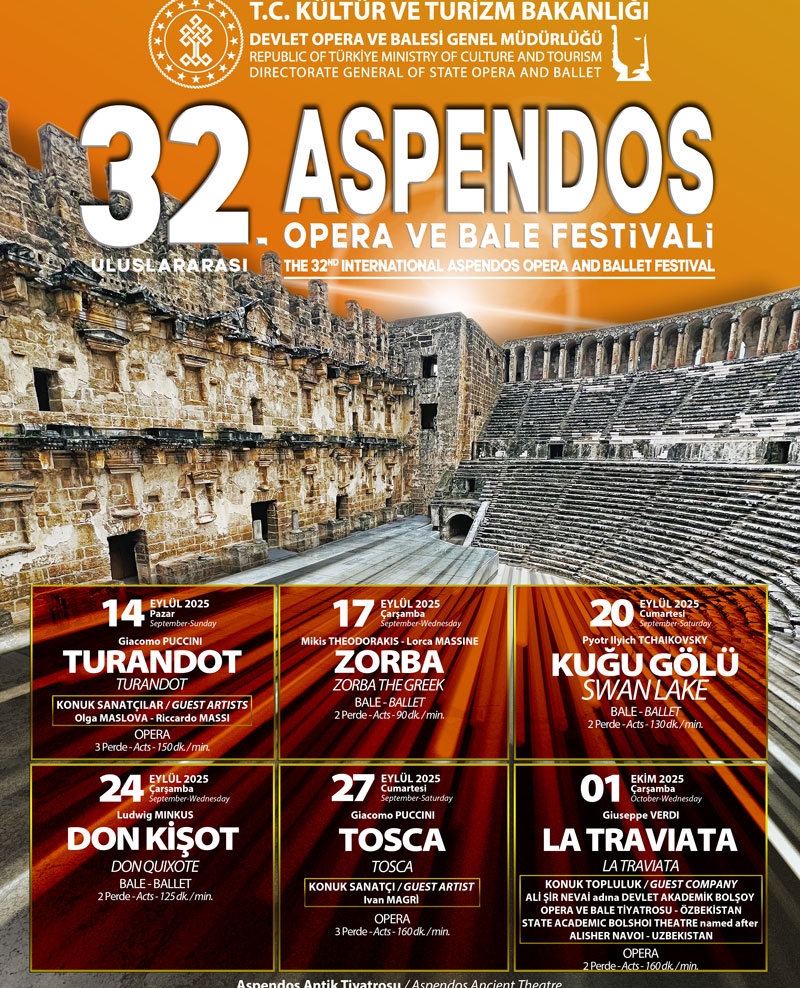 OPERA VE BALENİN KALBİ ASPENDOS’TA ATACAK