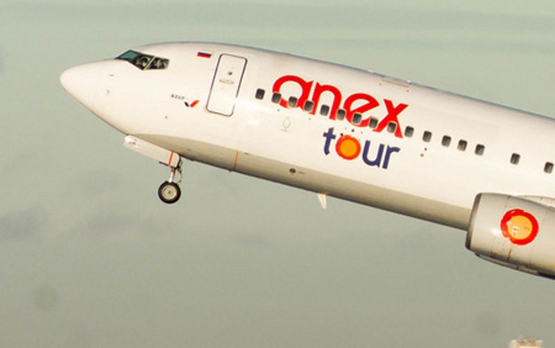 Anex, Antalya’ya yönelik charter uçuş programını kasım ortasına kadar uzattı