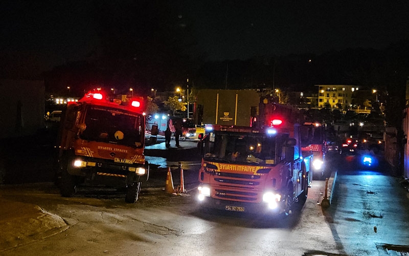 Otelde korkutan yangın
