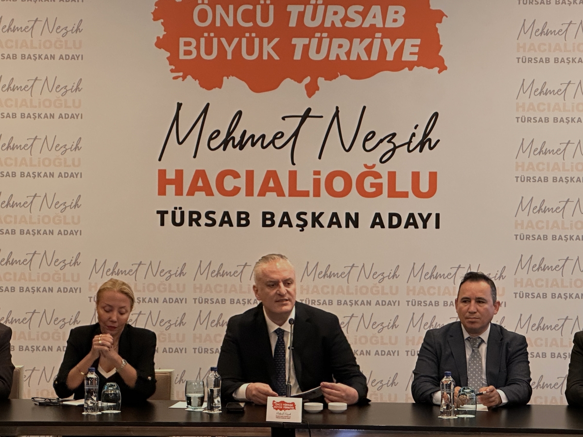 Mehmet Nezih Hacıalioğlu,Türsab Başkanlığına adaylığını açıkladı