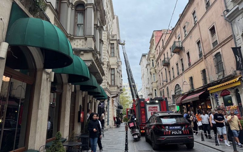 Otelde çıkan yangın kontrol altına alındı