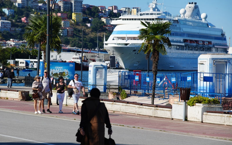 Samsun'da kruvaziyer turizmi büyüyor
