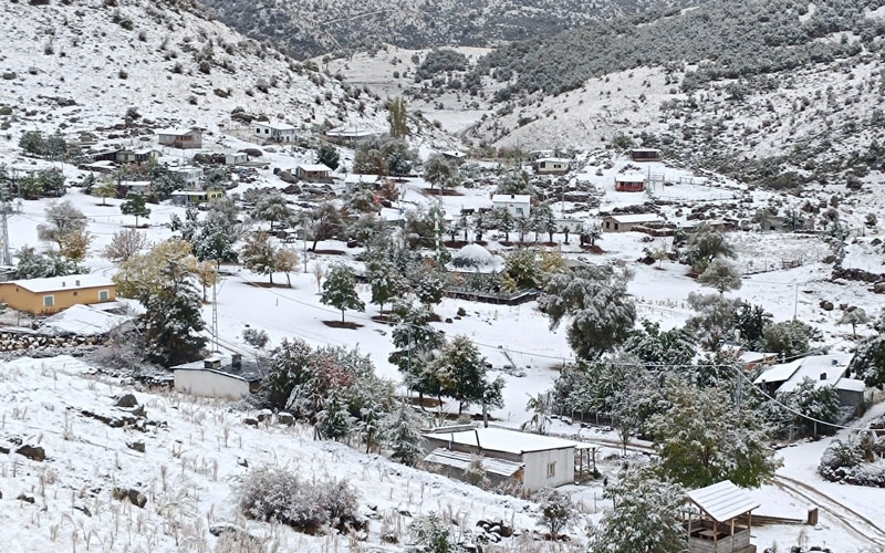 Antalya'nın yüksek kesimleri karla kaplandı