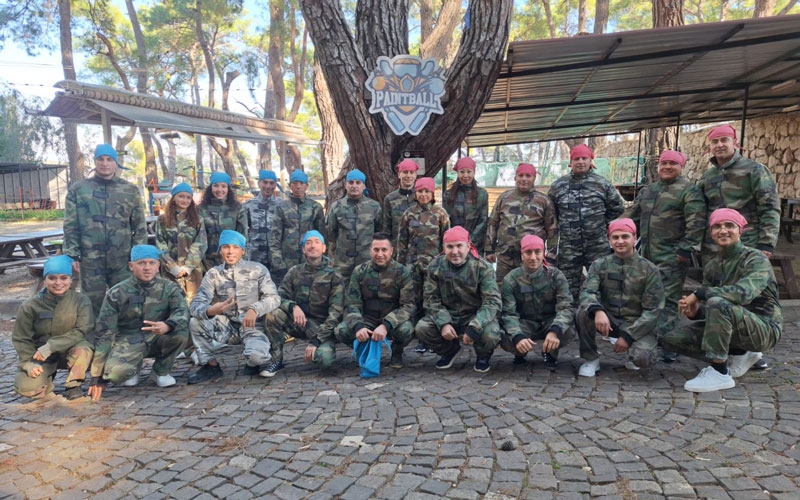 Pine Beach Belek personeli Paintball Etkinliği ile coştu