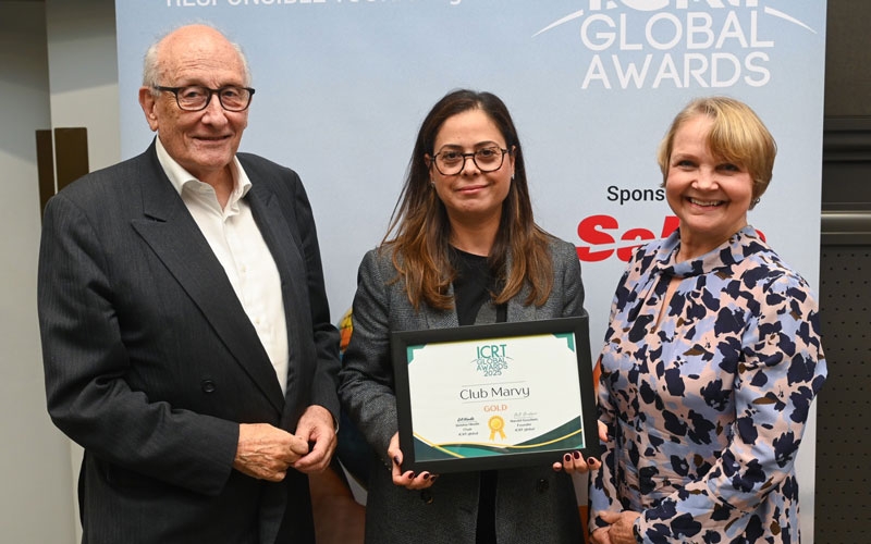 GLOBAL SORUMLU TURİZM ÖDÜLLERİ’NDE  ALTIN ÖDÜL  CLUB MARVY’NİN OLDU