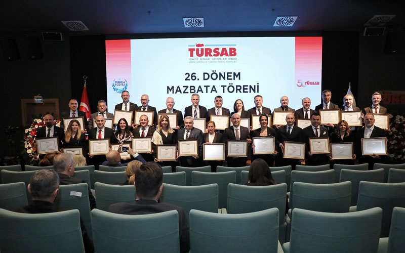 TÜRSAB 26. DÖNEM YÖNETİMİ MAZBATALARINI ALDI