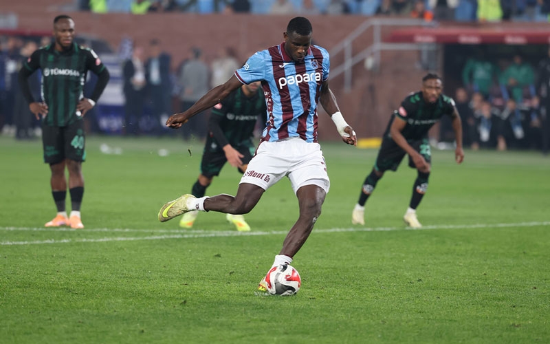 Trabzonspor 3 puanı 3 golle aldı
