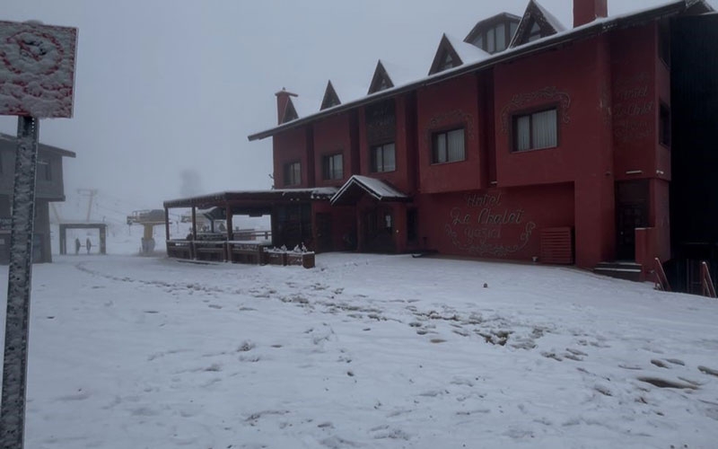 Uludağ'da kar var oteller kapalı