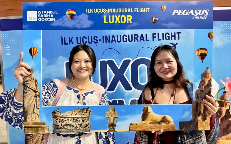 Sabiha Gökçen'den Mısır'a iki yeni destinasyon: Luksor ve Marsa Alam'a uçuşlar başladı