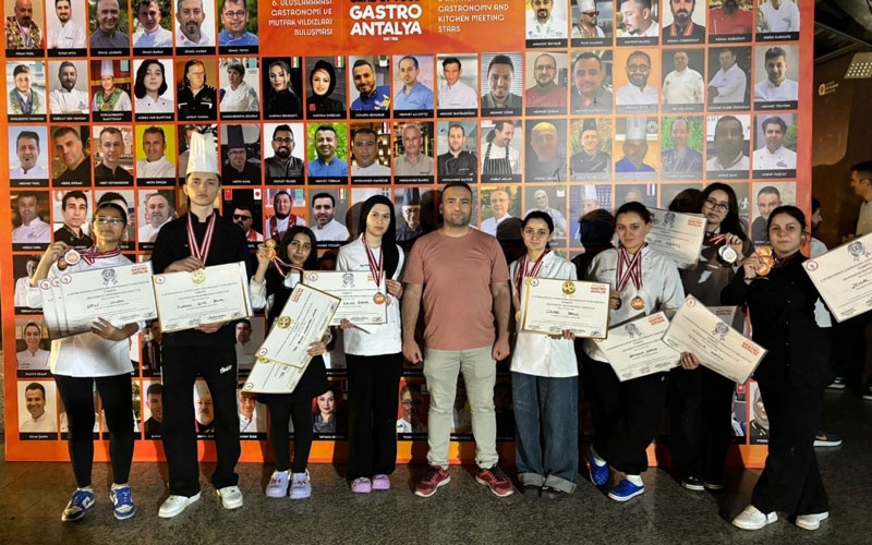 Uluslararası yemek yarışmalarında Eskişehir'e 1 kupa ve 35 madalya