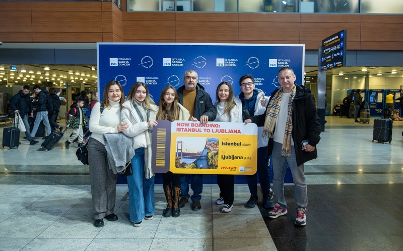 Sabiha Gökçen'den Başkent Ljubljana’ya direkt uçuşlar başladı