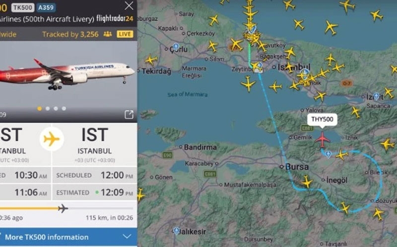 THY  500’üncü uçağı gökyüzündeki yolculuğuna başladı