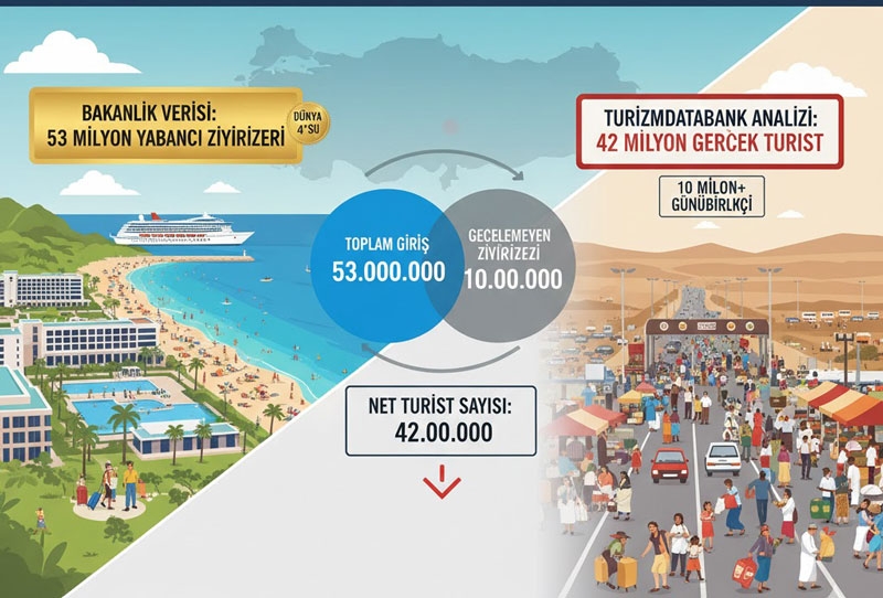 Türkiye Gerçekten 53 Milyon Turist mi Ağırladı?