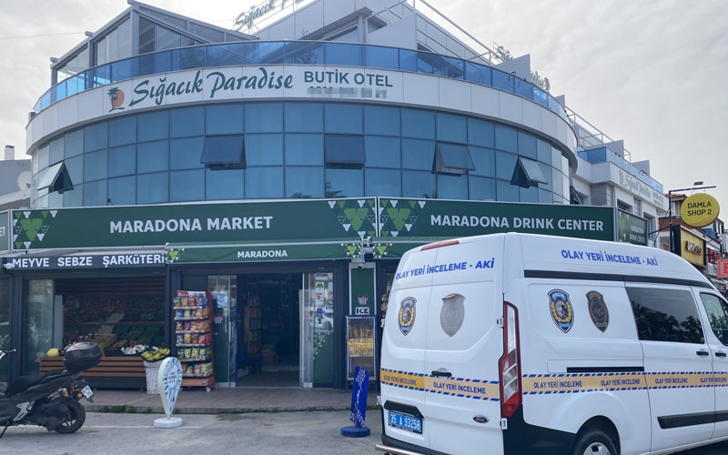 Otel odasında facia