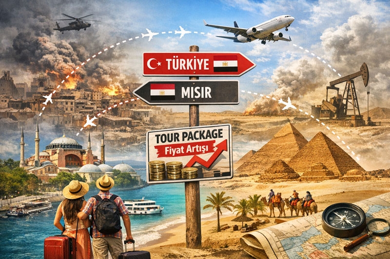 Savaş nedeniyle turizm rotaları değişti, Türkiye ve Mısır’a yönelik talep arttı