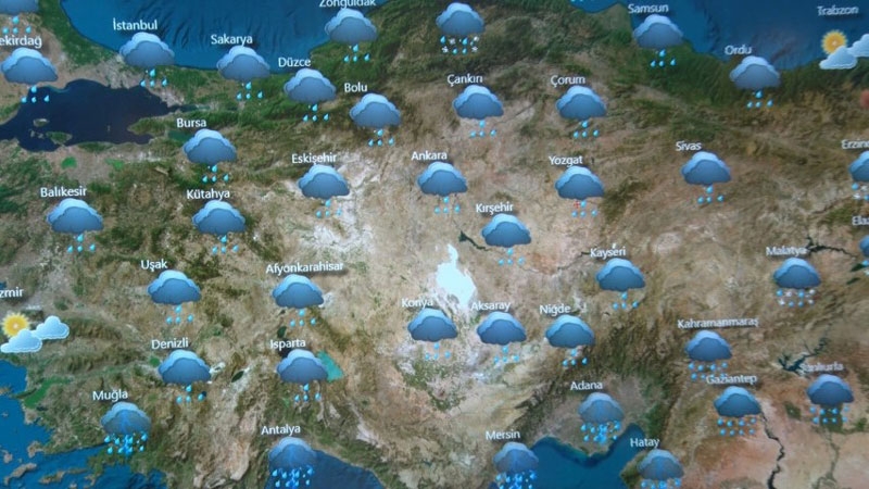Bayram boyunca ülke genelinde yağışlı hava hakim olacak