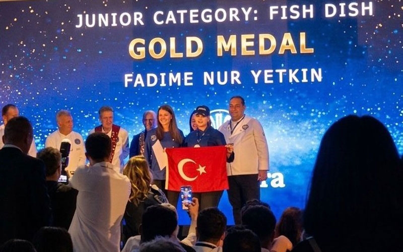 Balık ve dana yemeği kategorilerinde altın madalya kazandılar