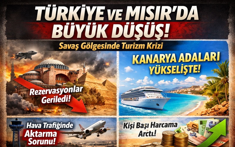 TDA Raporu: Mart Ayında Rezervasyonlar Çakıldı