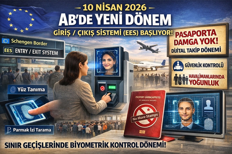 Schengen Sınırlarında 10 Nisan’da Türk yolcuları bekleyen kritik değişiklikler