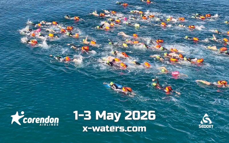 X-WATERS yüzme yarışı Corendon Airlines desteğiyle Antalya'da