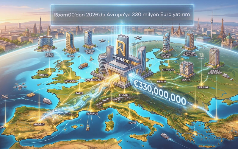 Room00, Avrupa’da 330 milyon euro yatırım yapacak