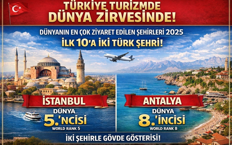 İstanbul ve Antalya 