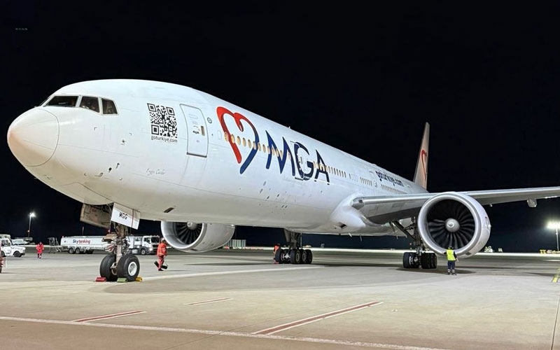 Mavi Gök Airlines’ın İlk Boeing 777’si karşılandı