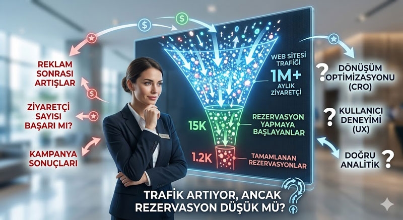 Direkt Rezervasyon İçin Web Sitesine Gelen Trafik Yetiyor mu?