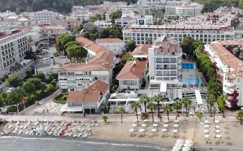 Marmaris'teki otel ve turizm işletmesi yangın güvenliği hazırlıklarını tamamladı