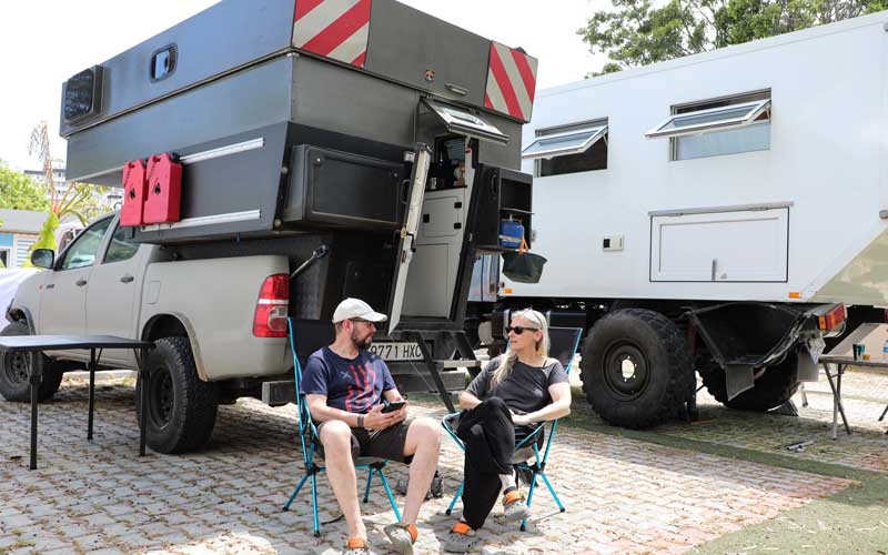 Karavan tutkunlarının bayram rotası Antalya oldu