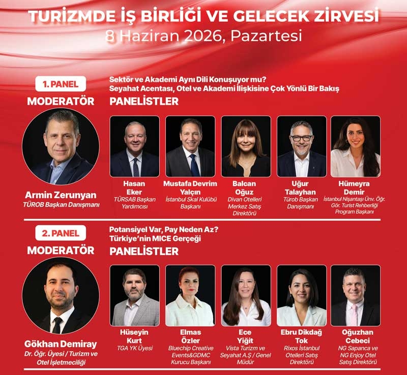 Turizmde İş Birliği ve Gelecek Zirvesi İstanbul'da yapılacak