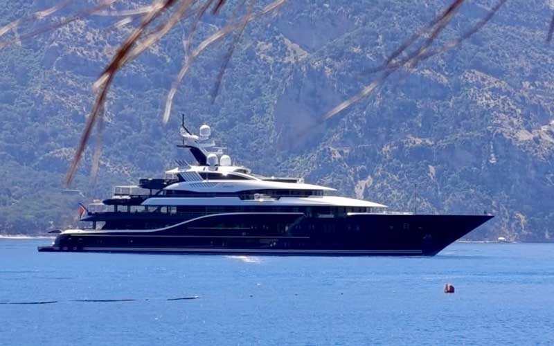150 milyon dolarlık yüzen saray Bodrum'da
