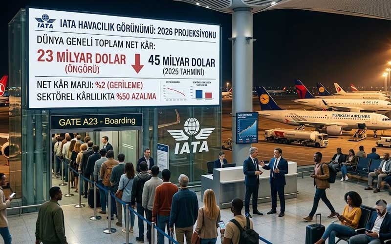Havacılıkta 45 Milyar Dolarlık kâr hedefi 23 Milyar Dolara geriledi